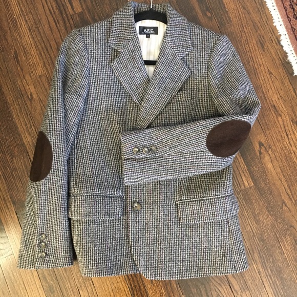 A.P.C. Jackets & Blazers - APC HARRIS TWEED BLAZER (NWT)